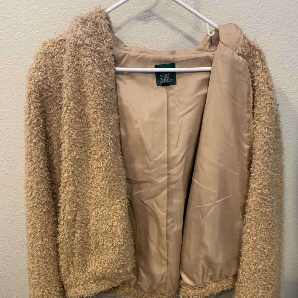fluffy jacket